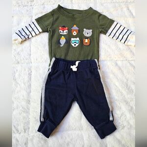 Carter's 2-Piece Animal Set 3M